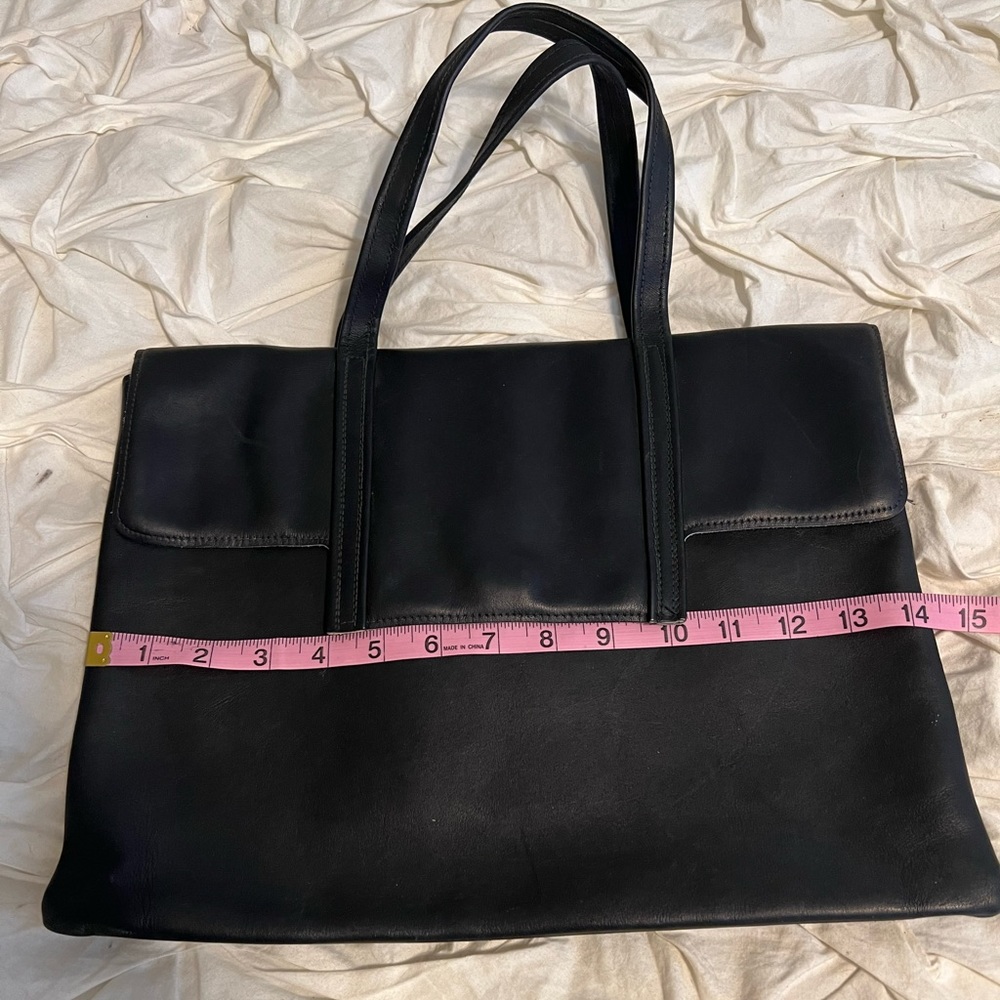 Vintage leather attaché bag